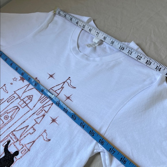 Bella Canvas Disney Castle White T-Shirt small - Picture 5 of 8